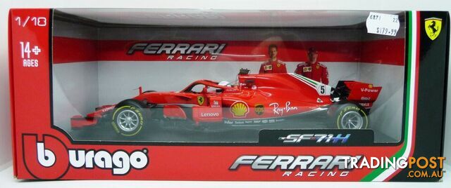 BBURAGO 16806 1/18 Ferrari SF71H 2018 Season Car - Does not apply