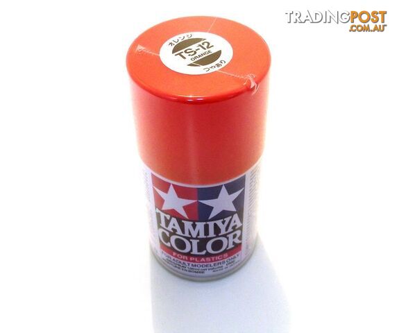 TS-12 TAMIYA ACRYLIC SPRAY PAINT ORANGE - TAMIYA PAINTS & Accessories