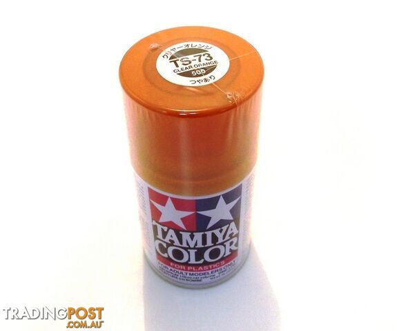 TS-73 TAMIYA ACRYLIC SPRAY PAINT CLEAR ORANGE - TAMIYA PAINTS & Accessories