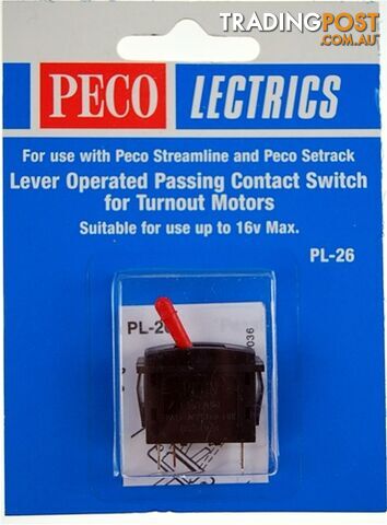 PECO PL26R PASSING CONT SWITCH RED - PECO