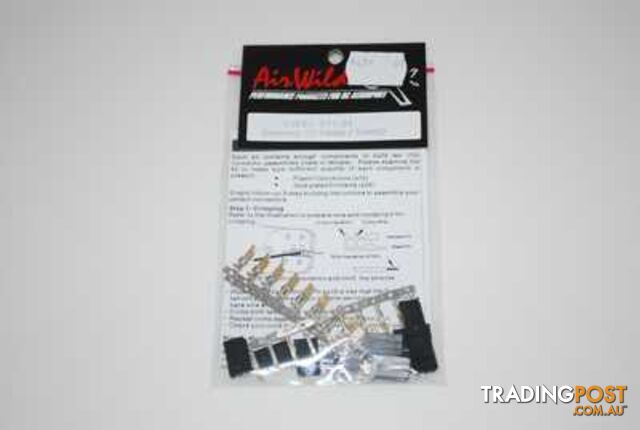 AIR WILD SERVO CONNECTOR KIT MALE FUTABA 10PCS - AIR WILD