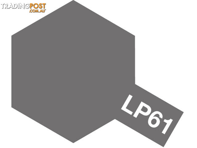 LP-61 TAMIYA LACQUER PAINT METALLIC GRAY 10ml - TAMIYA PAINTS &amp; Accessories