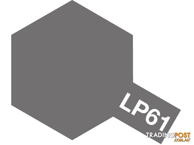 LP-61 TAMIYA LACQUER PAINT METALLIC GRAY 10ml - TAMIYA PAINTS &amp; Accessories