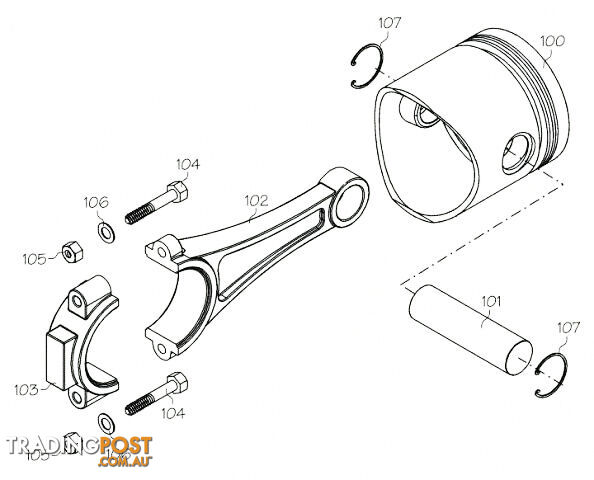 F2190 (YS ENGINE PART) UPPER PUSHROD DZ140