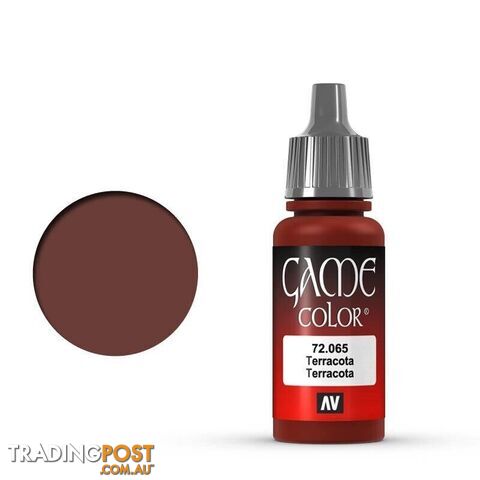 VALLEJO GAME 72065 Color Terracotta 17ml Acrylic Paint