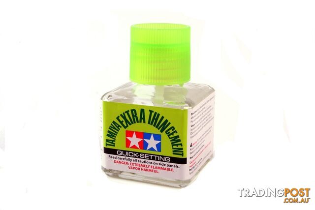 TAMIYA EXTRA-THIN CEMENT 40Ml (Quick-Setting) 87182 - TAMIYA PAINTS &amp; Accessories