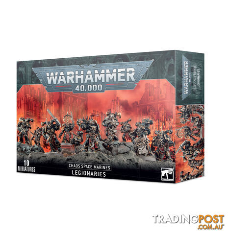 Warhammer 40&#44;000 Chaos Space Marine Legionaries - WARHAMMER 40K