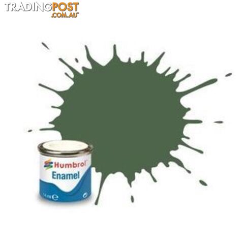 252   HUMBROL ENAMEL PAINT OLIVGRUN OLIVE GREEN MATT - HUMBROL