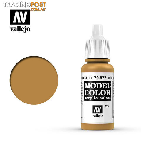 VALLEJO MODEL COLOR GOLDBROWN 17ML AV70877 - VALLEJO