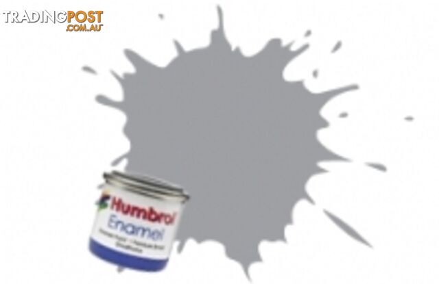 40 HUMBROL ENAMEL PAINT PALE GREY GLOSS - HUMBROL