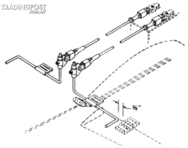DUBRO STRIP AILERON LINKAGE 101 - DUBRO