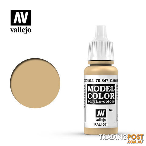VALLEJO MODEL COLOR DARK SAND 17ML AV70847 - VALLEJO