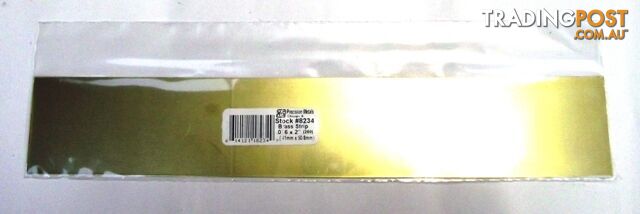 K&S METAL #8234 .016 X 2' BRASS STRIP 1PC - K & S METALS
