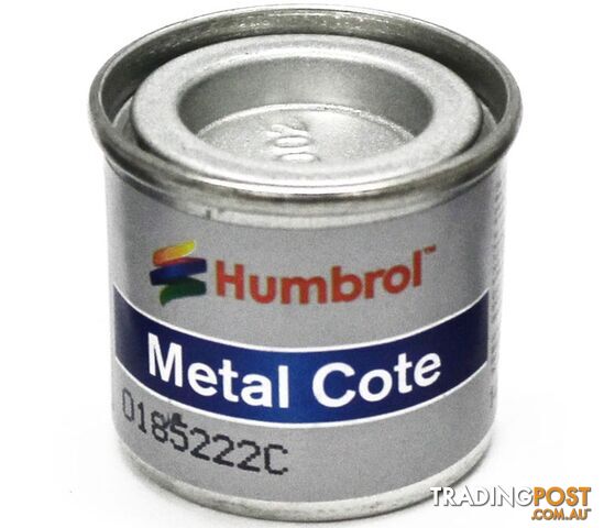 27002   HUMBROL ENAMEL PAINT METAL COTE POLISHED ALUMINIUM - HUMBROL