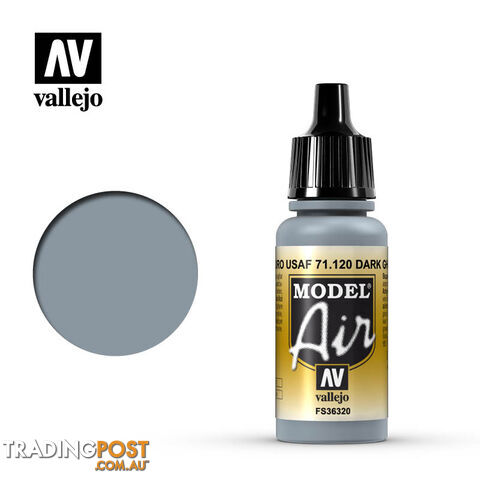 VALLEJO MODEL AIR ACRYLIC PAINT USAF MED GREY 71120 - VALLEJO