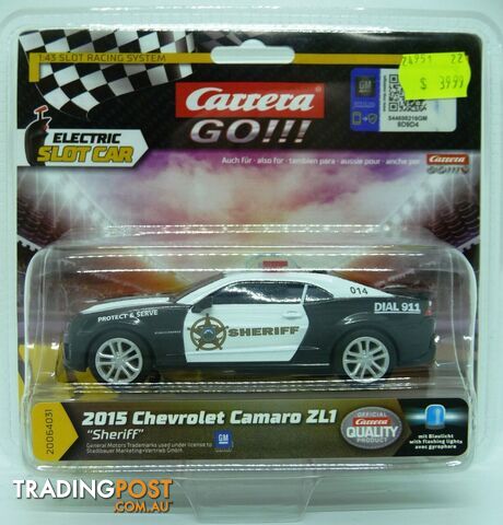 CARRERA GO 2015 Chevrolet Camaro ZL1 Sheriff - CARRERA - Does not apply