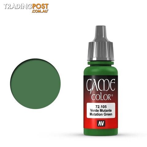 VALLEJO GAME 72105 Color Mutation Green 17ml Acrylic Paint