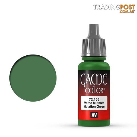 VALLEJO GAME 72105 Color Mutation Green 17ml Acrylic Paint