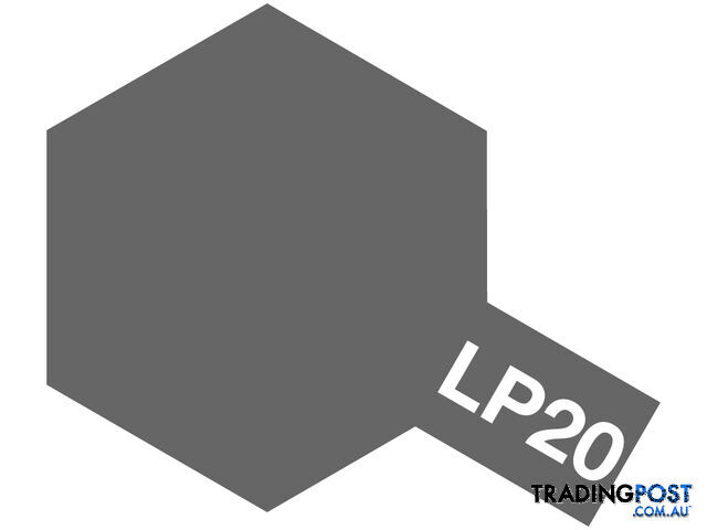 LP-20 TAMIYA LACQUER PAINT LIGHT GUN METAL 10ml - TAMIYA PAINTS & Accessories