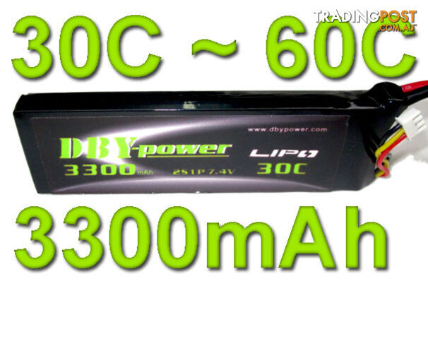 DBY 3300MAH 2S 30C LIPO