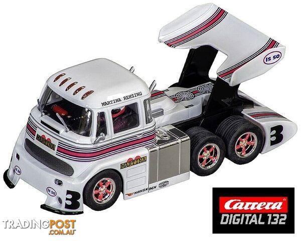 Carrera EVO DIGITAL 1:32 TRUCKSTER CABOVER MARTINA REHSING No.3 slot car also suits  scalextric - CARRERA - Does not apply