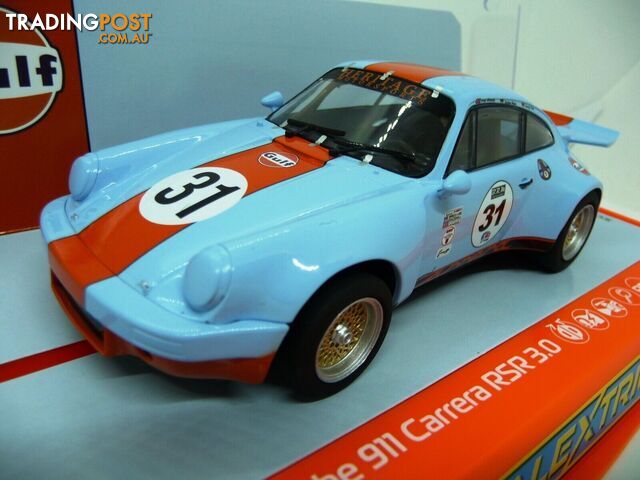 Scalextric C4304 Porsche 911 Carrera RSR 3 0 Gulf Edition slot car also suits Carrera - SCALEXTRIC - Does not apply