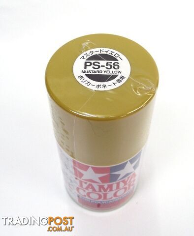 PS-56 TAMIYA POLYCARBONATE SPRAY PAINT MUSTARD YELLOW - TAMIYA PAINTS &...