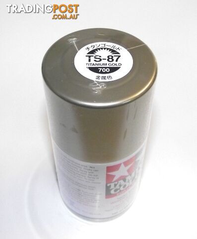 TS-87 TAMIYA ACRYLIC PAINT TITANIUM GOLD - TAMIYA PAINTS & Accessories