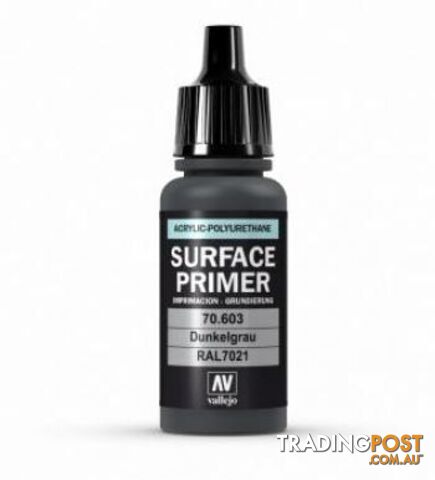 VALLEJO ACRYLIC POLYURETHANE - PRIMER  German Panzer Grey 70603 - VALLEJO