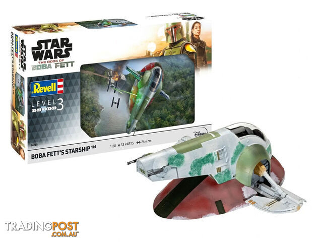 REVELL STAR WARS 1:88 BOBA FETTS STARSHIP 06785