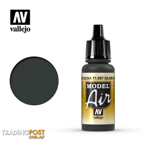 VALLEJO MODEL AIR ACRYLIC PAINT OLIVE GREEN 71007 - VALLEJO