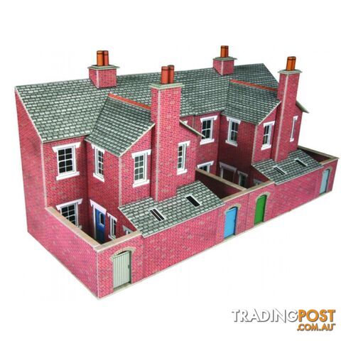 METCALFE PO276 LOW RELIEF TERRACE BACKS RED - METCALFE