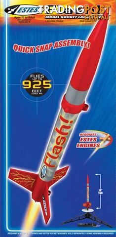 ESTES ROCKET LAUNCH SET KIT FLASH - Estes Rockets