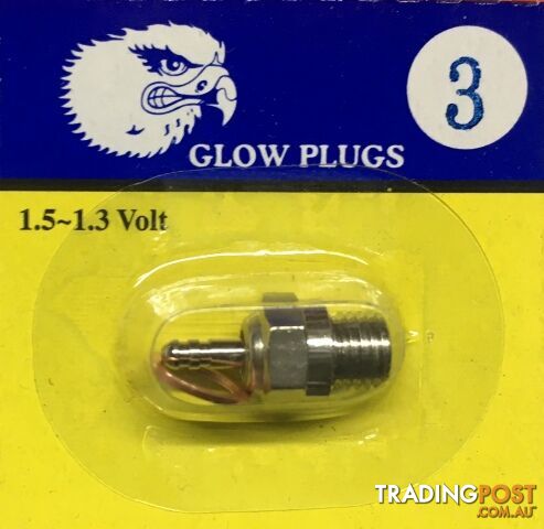 EAGLE GLOW PLUG #3 HOT SUIT CAR/BUGGY/PLANE