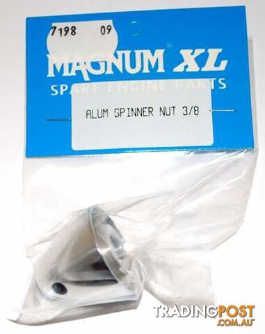 ALUMINUM DOME NUT 3/8'