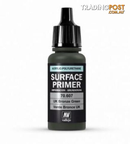 VALLEJO ACRYLIC POLYURETHANE - PRIMER  BRONZE GREEN 70607 - VALLEJO