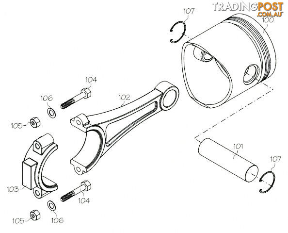 F9147 (YS ENGINE PART) BACKPLATE AC91