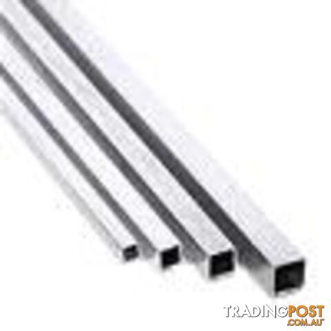 K&S METAL #83015 ALUMINIUM SQUARE TUBE .014 WALL (12IN LENGTHS) 1/4IN (1 TUBE...