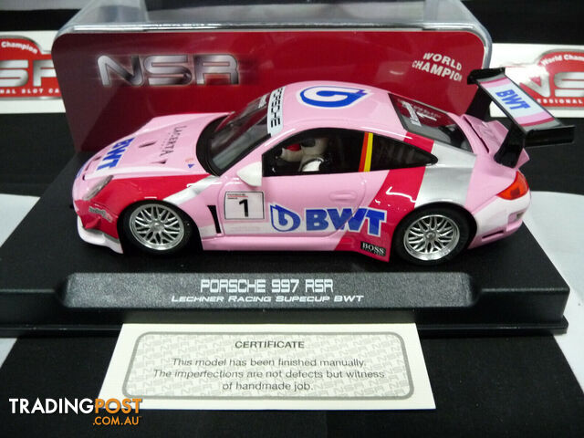 NSR 1:32 0187AW Porsche 997 Super Cup BWT M.Ammermuller No.1 scalextric/carrera - NSR - Does not apply