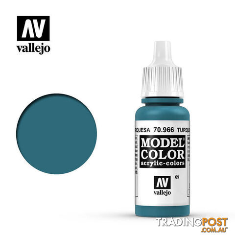 VALLEJO MODEL COLOR TURQUOISE 17ML AV70966 - VALLEJO