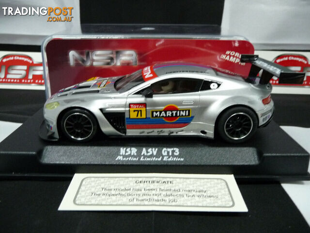 NSR 1:32 0171 ASV GT3 Martini Racing Grey No.71 slot car also suits  scalextric/carrera - NSR - Does not apply