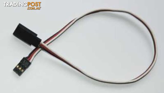 TY1 SERVO EXTENSION LEAD 900MM BLACK TY405690 60 STRAND GOLD PIN - TY1