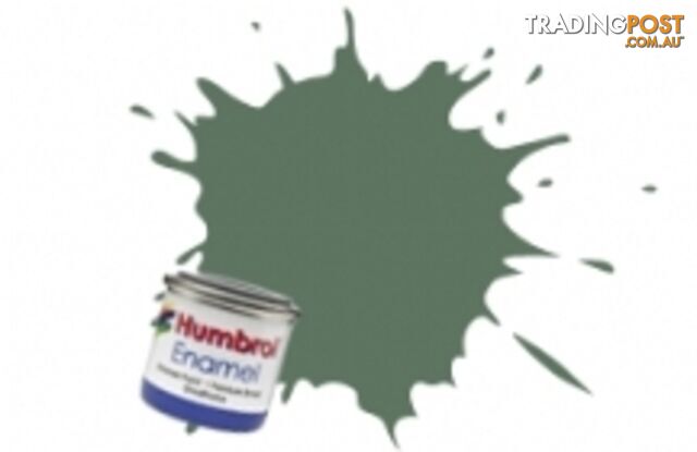 102   HUMBROL ENAMEL PAINT ARMY GREEN MATT - HUMBROL