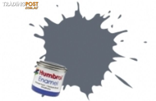 79   HUMBROL ENAMEL PAINT BLUE GREY MATT - HUMBROL