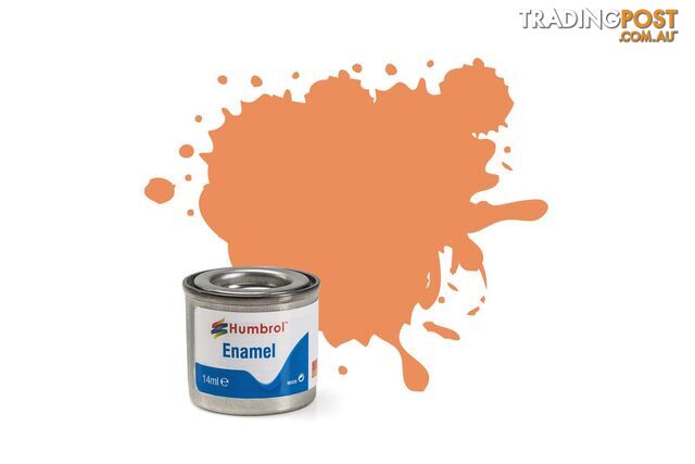 61 HUMBROL ENAMEL PAINT FLESH MATT - HUMBROL