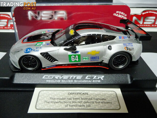 NSR 1:32 0096AW Corvette C7R Redline Shanghai 2018 No.64 slot car also suits  scalextric/carrera - NSR - Does not apply