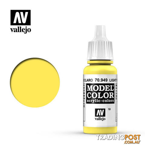 VALLEJO MODEL COLOR LIGHT YELLOW 17ML AV70949 - VALLEJO