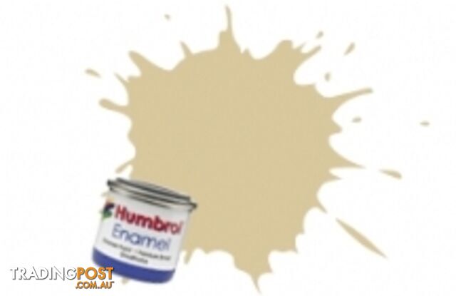 121   HUMBROL ENAMEL PAINT PALE STONE MATT - HUMBROL