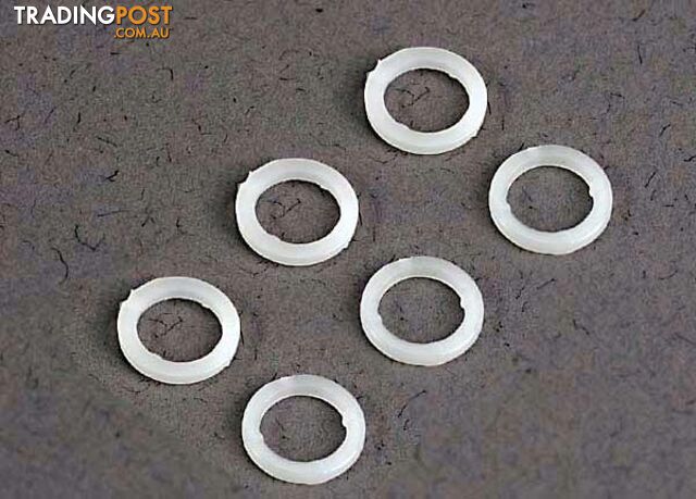 3685 (PART) TRAXXAS WHITE PLASTIC WASHERS - TRAXXAS PARTS