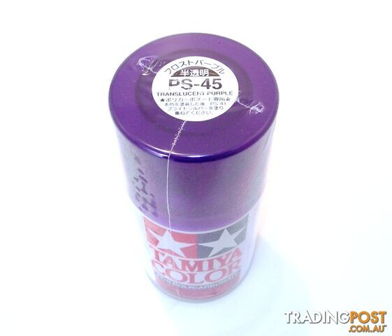 PS-45 TAMIYA POLYCARBONATE SPRAY PAINT TRANS PURPLE - TAMIYA PAINTS &...